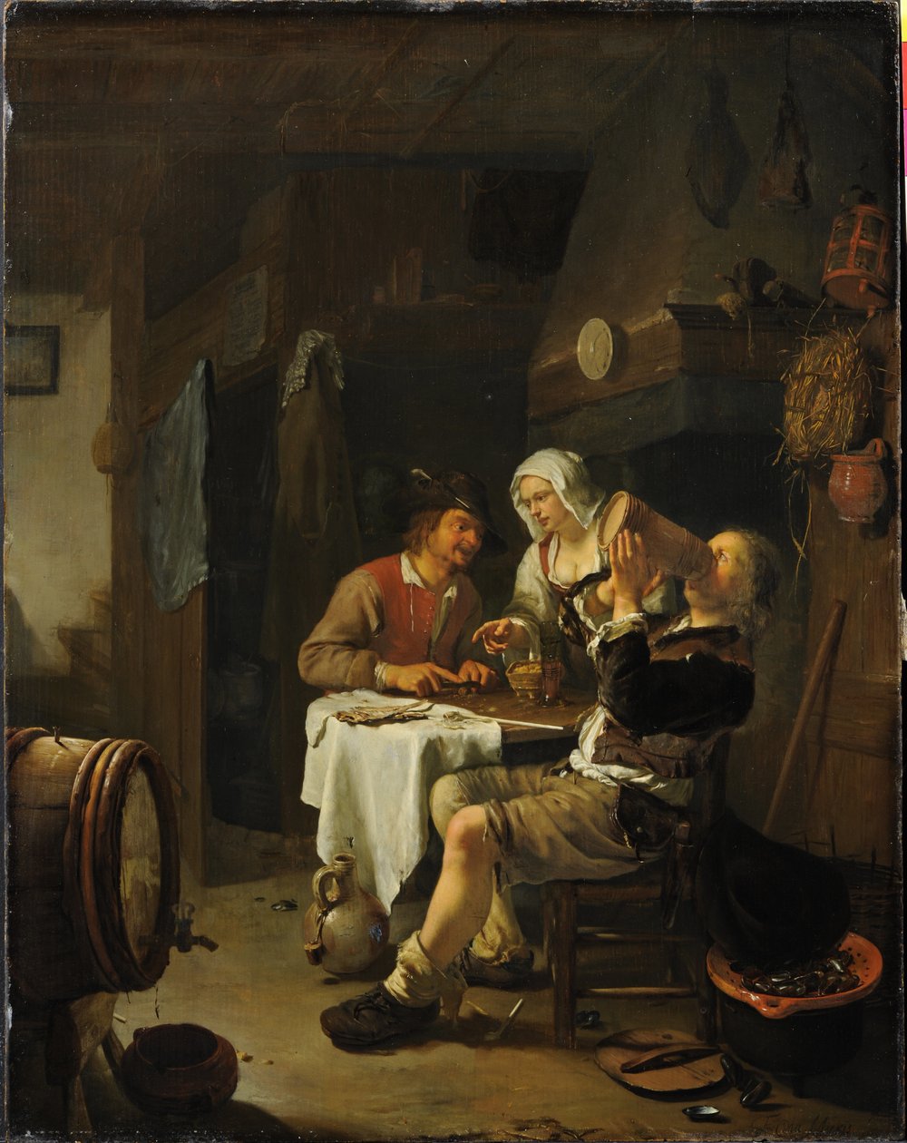Tavern Scene da Frans van Mieris the Elder