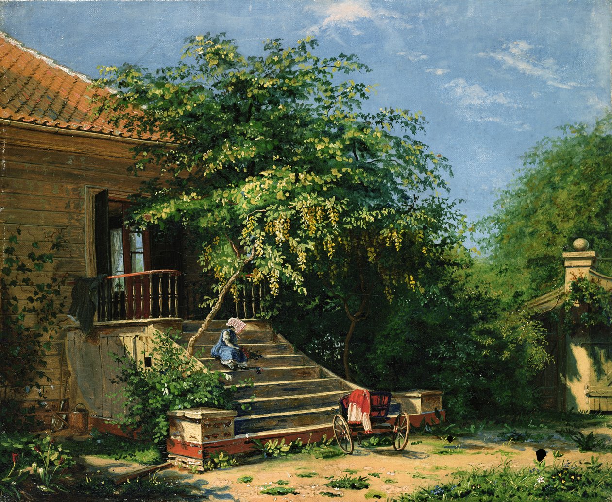 Scala del giardino presso lo stagno Blege da Frants Diderik Boe