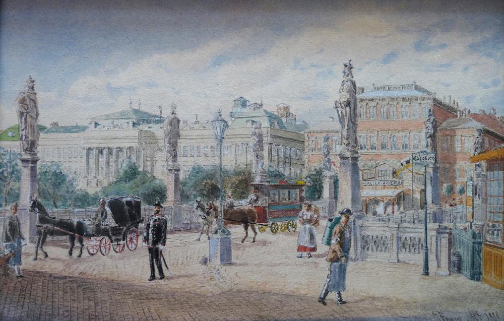 Ponte Elisabetta a Vienna da Franz Alt