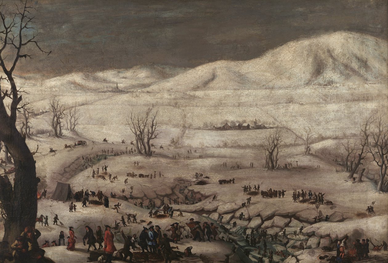 Pesca sul Lago Cerknica da Franz Anton von Steinberg