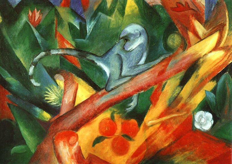 La scimmietta da Franz Marc