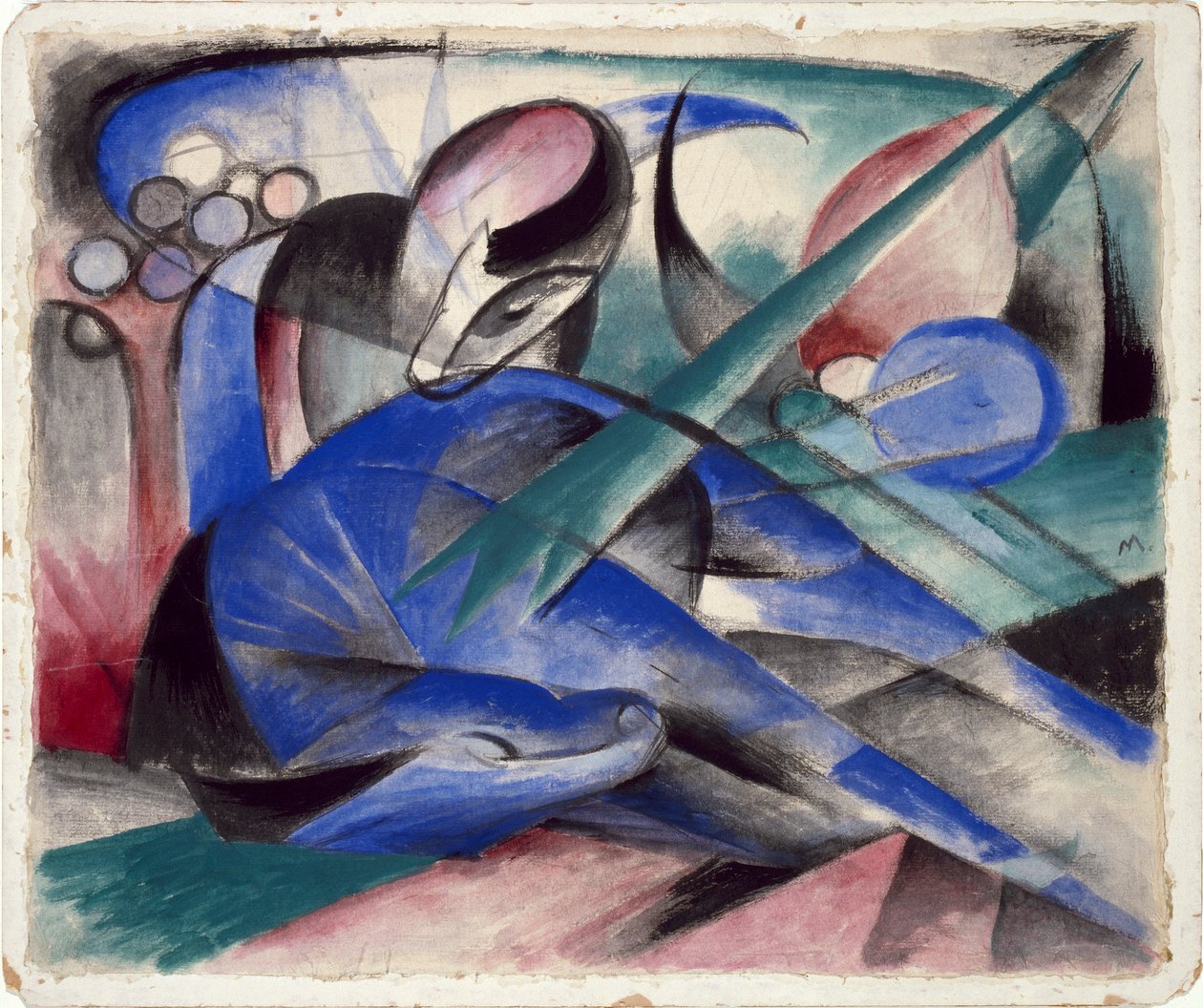 Cavallo sognante da Franz Marc