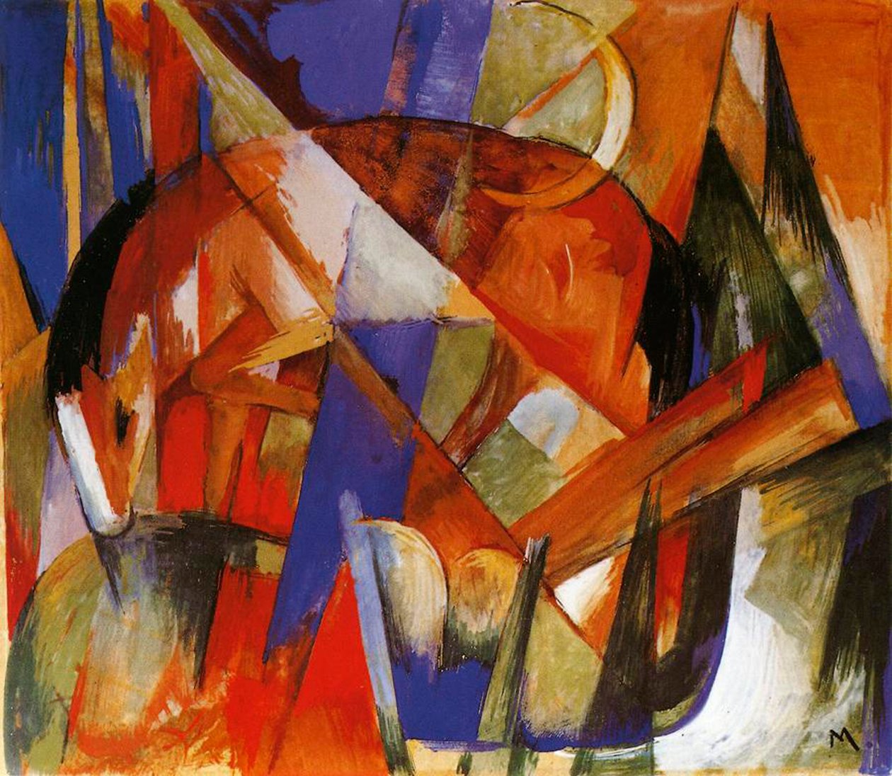 Bestia favolosa II, 1913 da Franz Marc