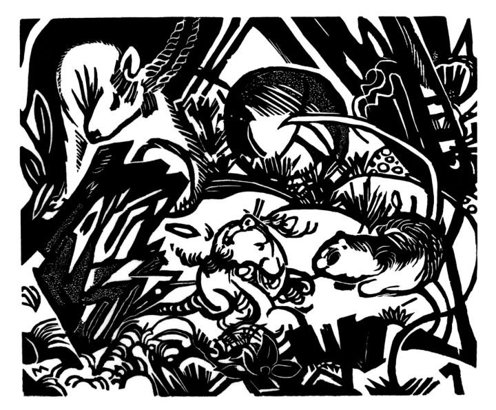 Leggenda degli animali da Franz Marc