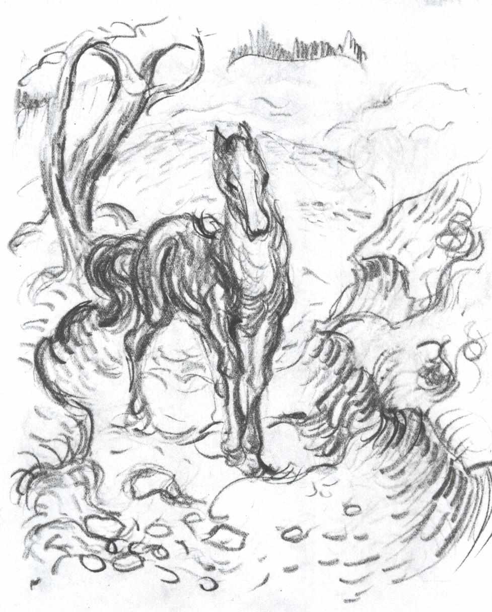 Cavallo nel paesaggio da Franz Marc