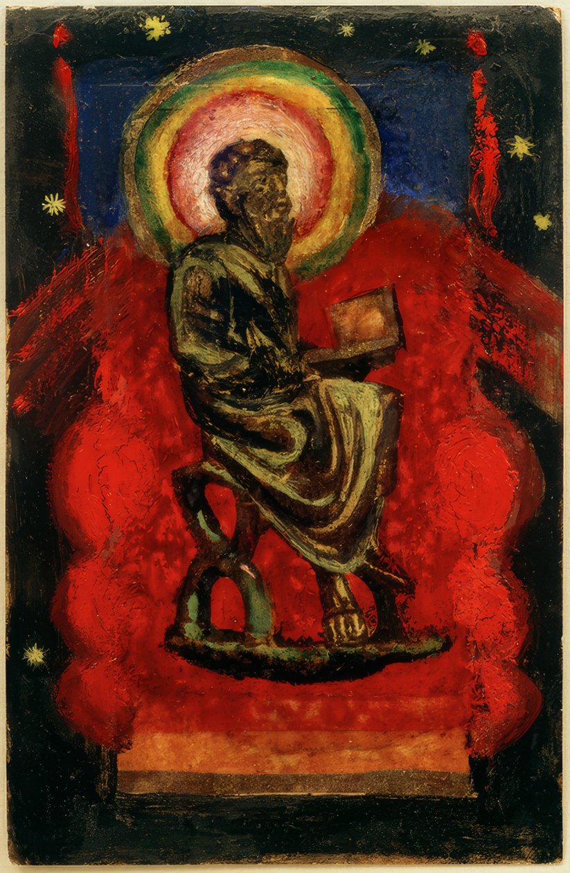 Santo seduto, Santo bizantino da Franz Marc