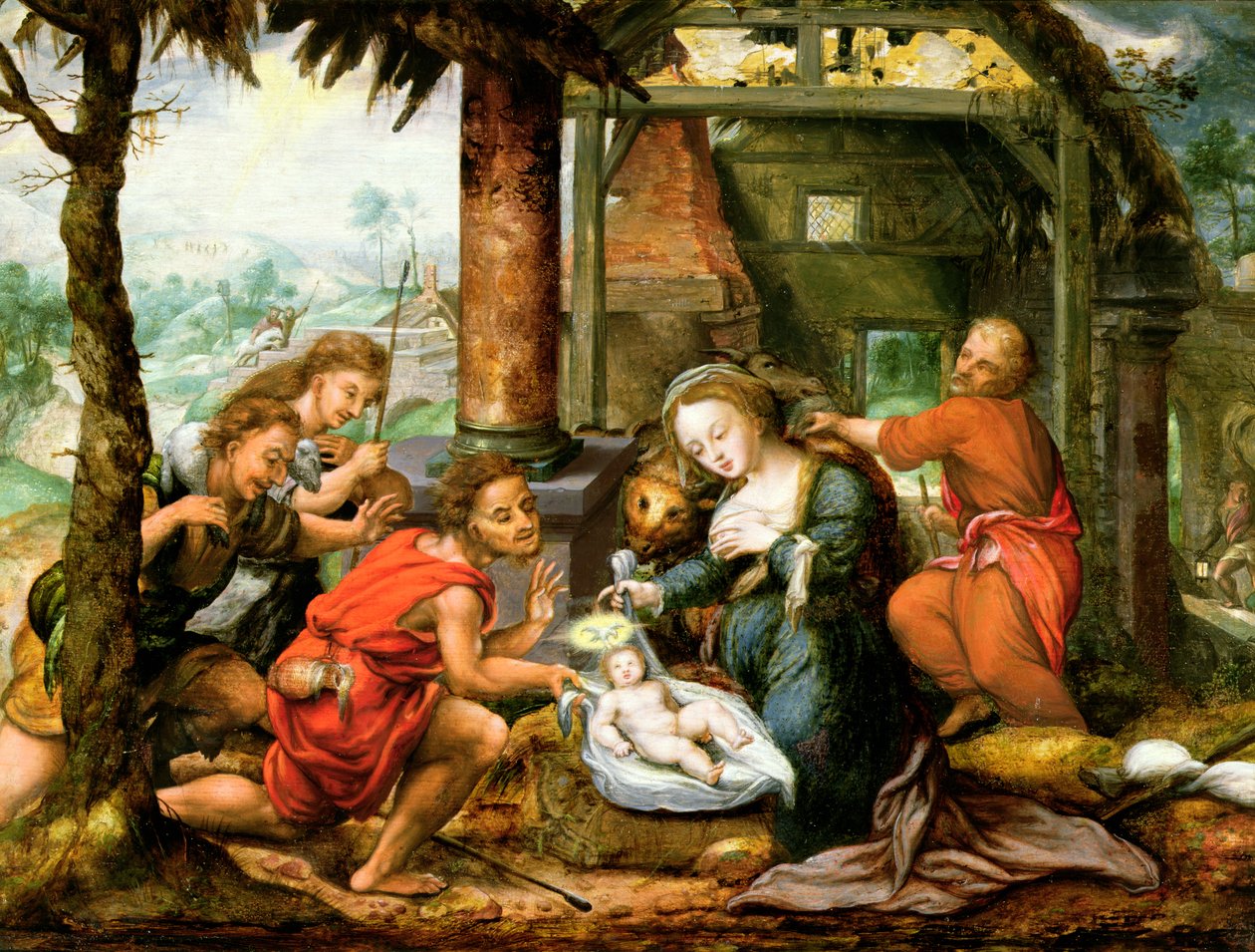 Adorazione dei Pastori da Franz Verbeeck or Verbeecq