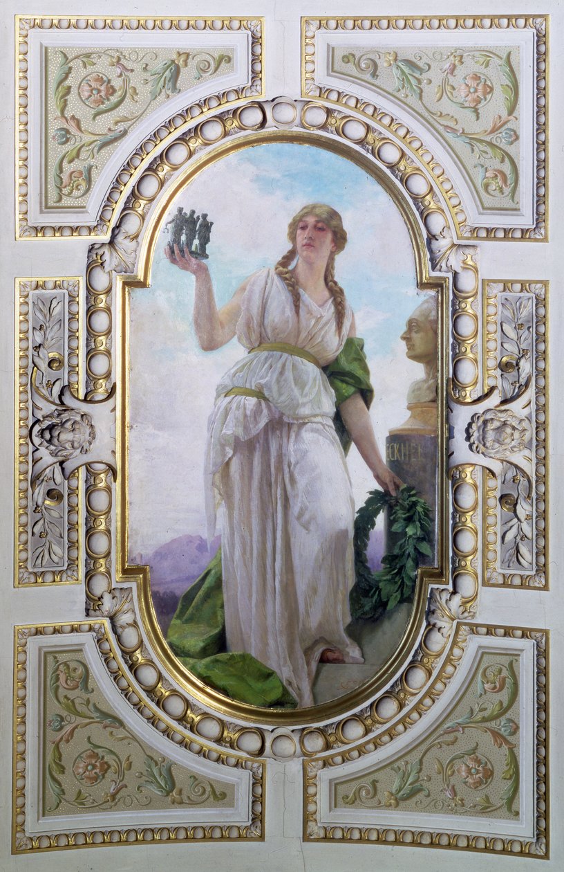 Figura allegorica della Numismatica, 1890 da Franz Xaver Simm