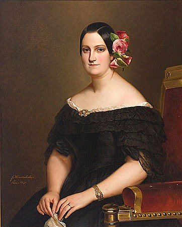 Marie-Christine di Borbone-Due Sicilie da Franz Xaver Winterhalter
