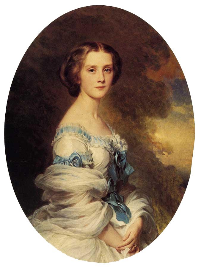 Melanie de Bussiere, Contessa Edmond de Pourtalès da Franz Xaver Winterhalter