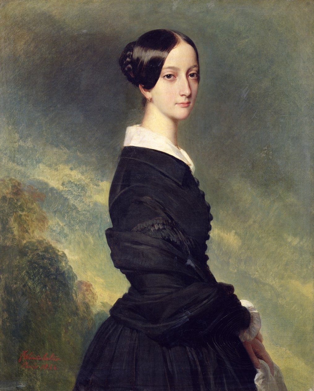 Ritratto di Francisca Caroline de Braganca, 1844 da Franz Xaver Winterhalter
