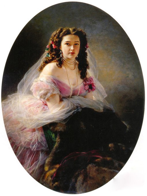 Ritratto di Madame Barbe de Rimsky-Korsakov da Franz Xaver Winterhalter