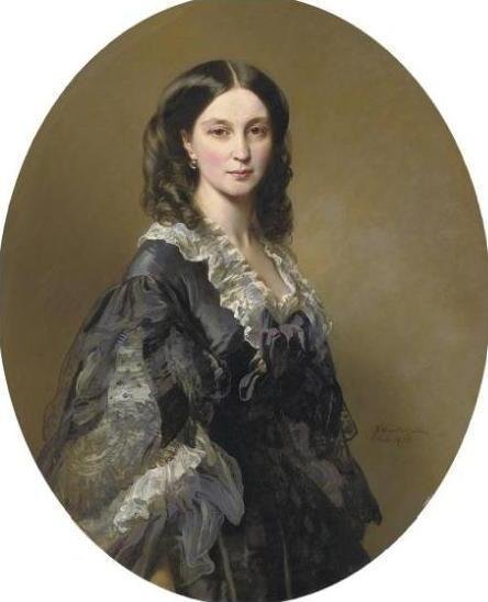 Ritratto della Principessa Elizaveta Alexandrovna Tchernicheva da Franz Xaver Winterhalter