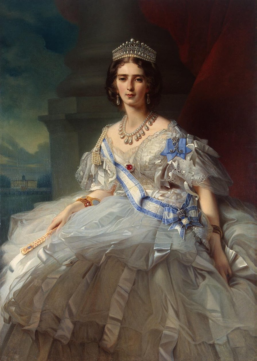 Ritratto della Principessa Tatiana Yussupova da Franz Xaver Winterhalter