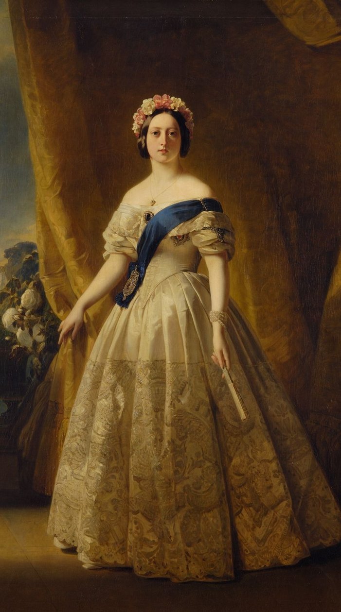 Ritratto di Vittoria del Regno Unito da Franz Xaver Winterhalter