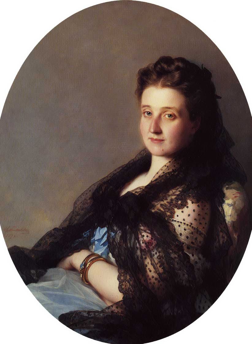 Ritratto di una dama da Franz Xaver Winterhalter