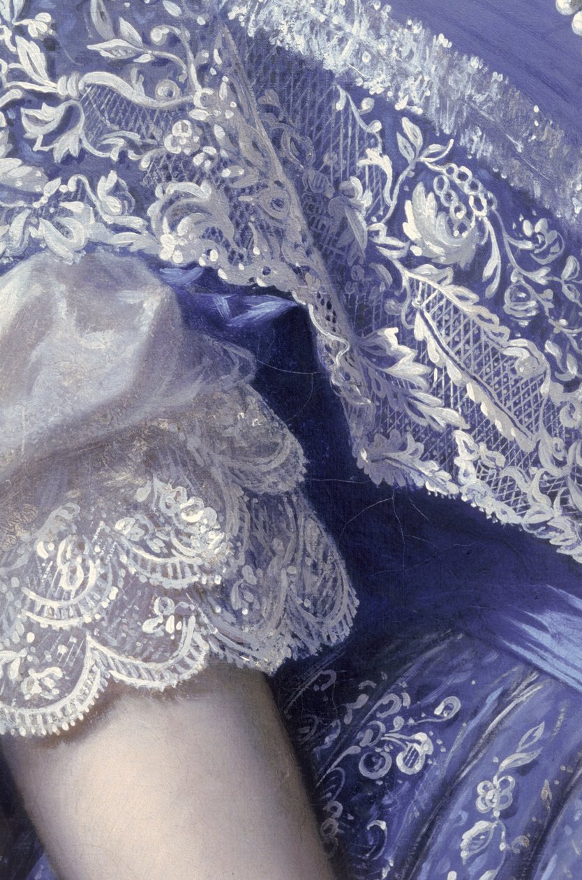 Ritratto di una donna (dettaglio) da Franz Xaver Winterhalter