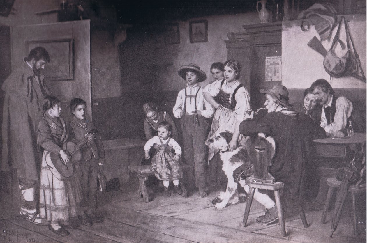 Cantanti italiani itineranti, Bibbys Annual, 1916-1917 da after Franz Defregger