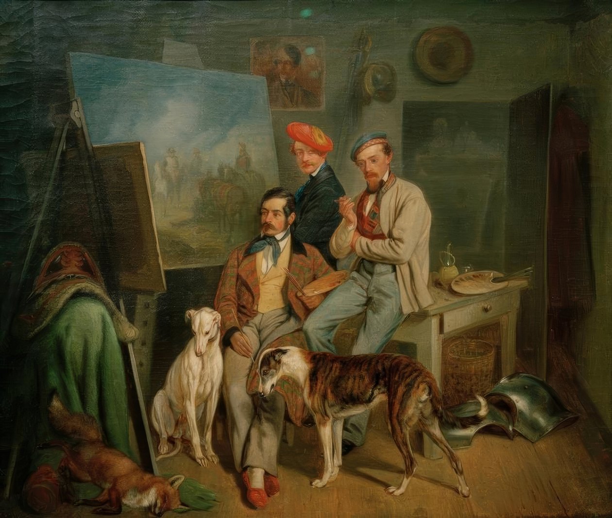 I fratelli Benno, Franz ed Eugen Adam nell