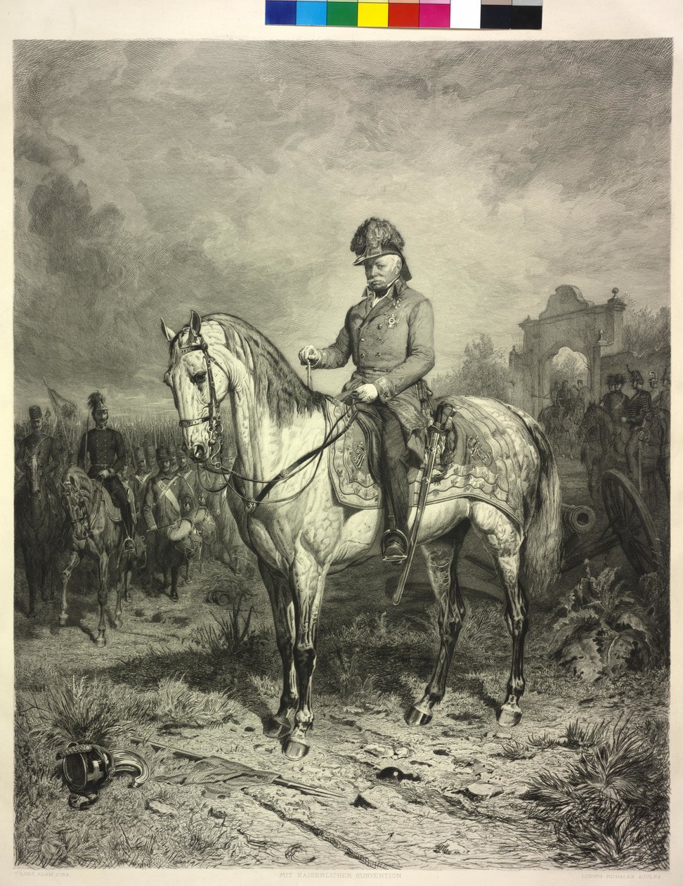 Conte Joseph Radetzky di Radetz (incisione) da Franz Adam