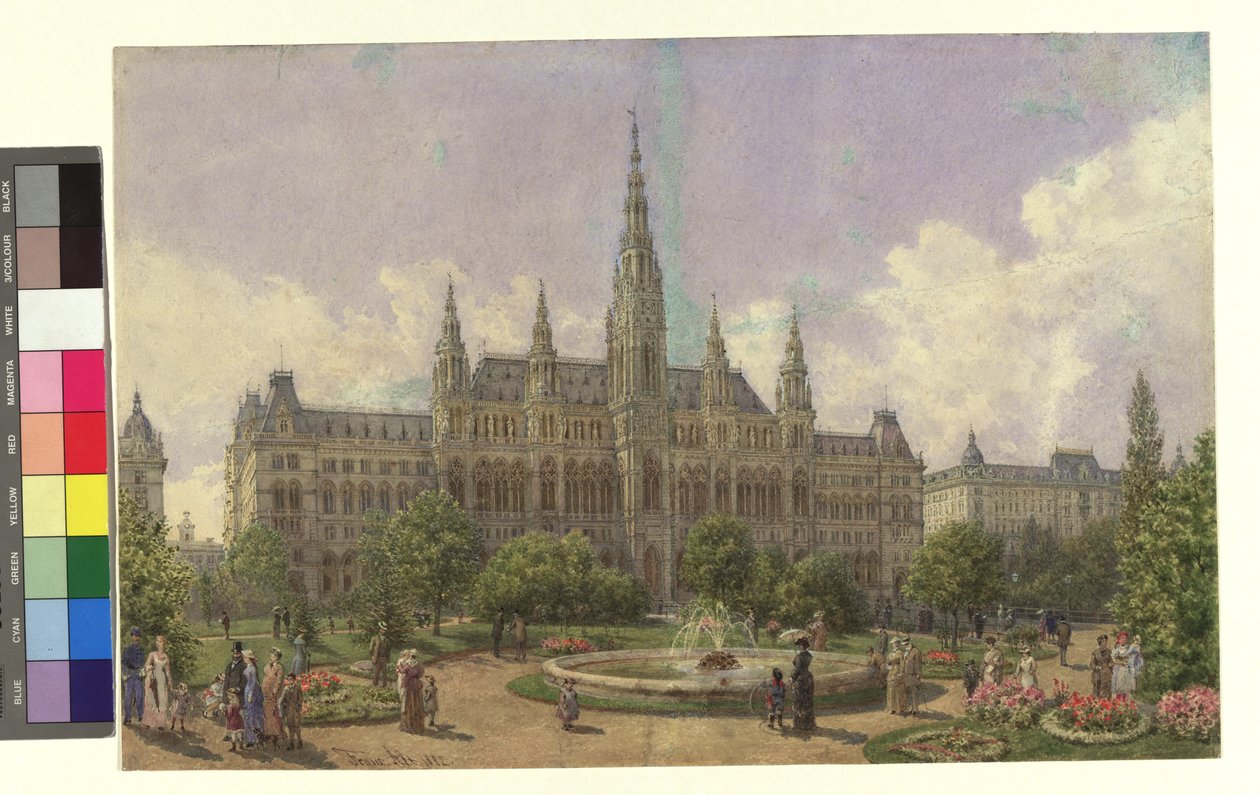 Nuovo municipio di Vienna da Franz Alt