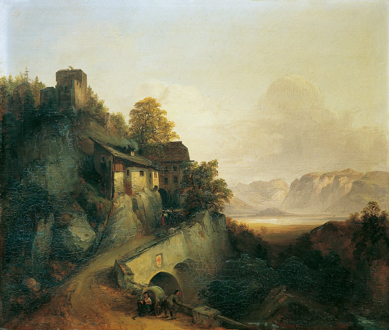 Strada di montagna in Tirolo da Franz Barbarini