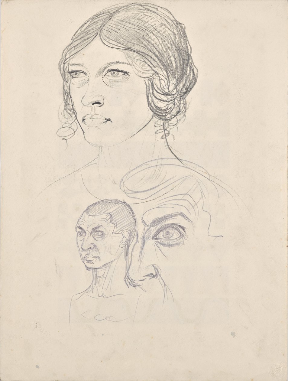 Studi di ritratto Rosa e Walter Barwig da Franz Barwig der Ältere