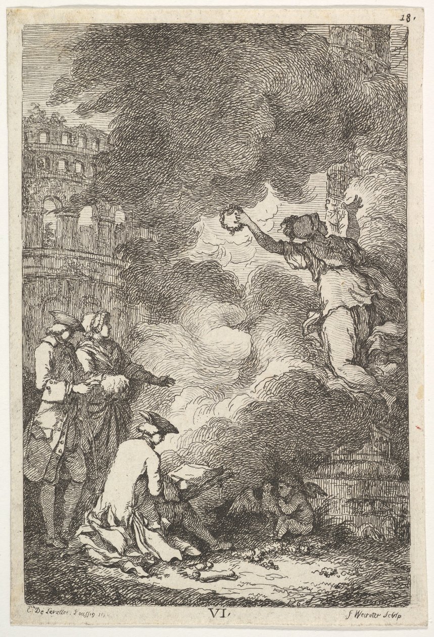 Una visita a Roma nel 1764, 1764 da Franz Edmund Weirotter