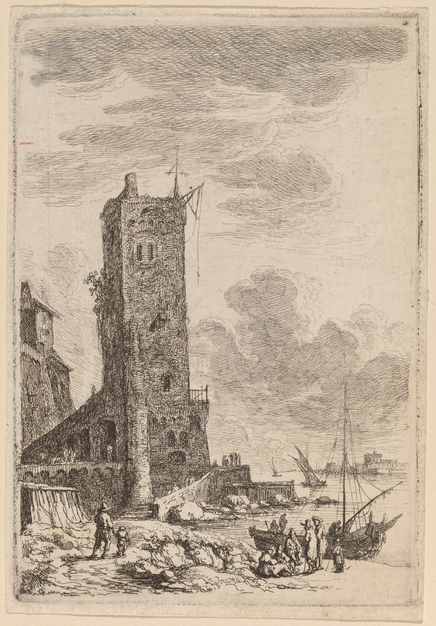 Porto di Livorno da Franz Edmund Weirotter