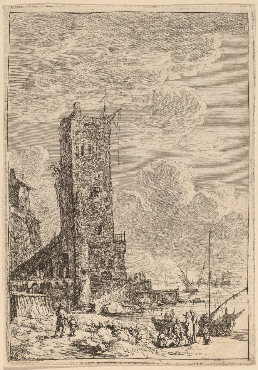 Porto di Livorno da Franz Edmund Weirotter