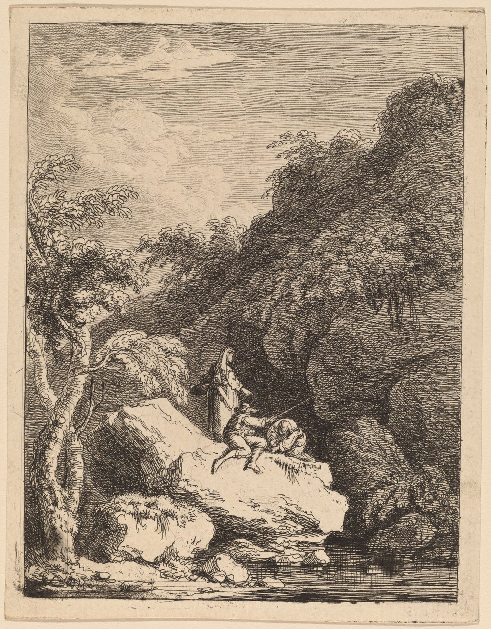 Le periferie di Firenze, sulla strada per Roma da Franz Edmund Weirotter