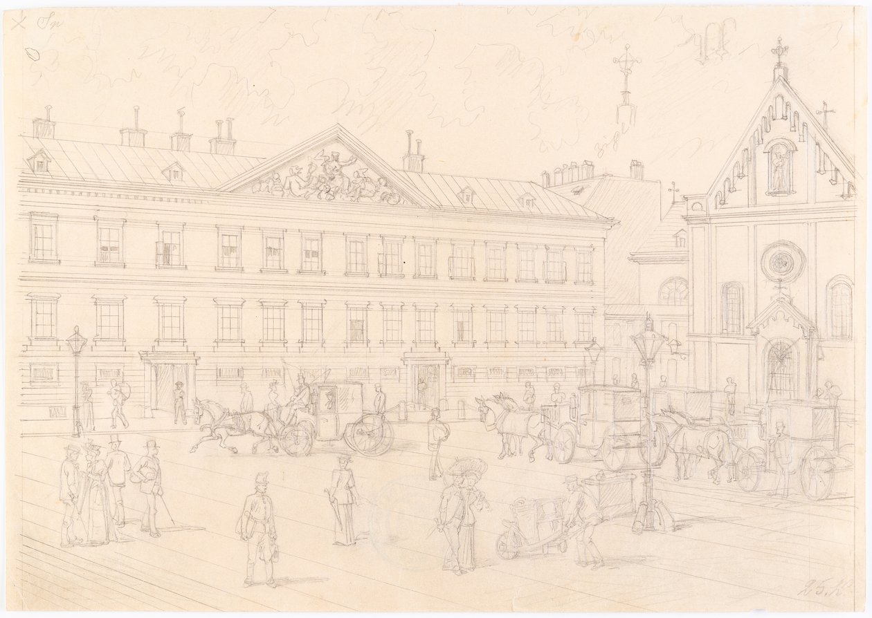 1°, Neuer Markt - Palazzo Schwarzenberg e chiesa dei Cappuccini da Franz Gerasch