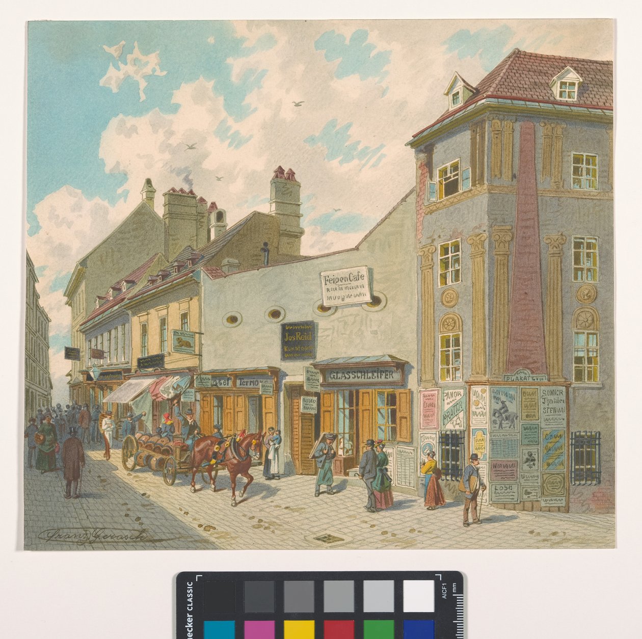7., Burggasse 28-36 - Vista dall