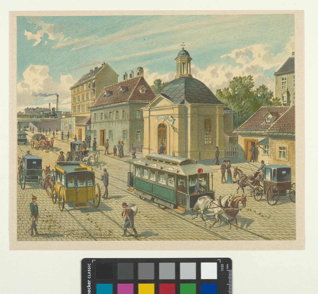 Cappella della linea di Favoriten da Franz Gerasch