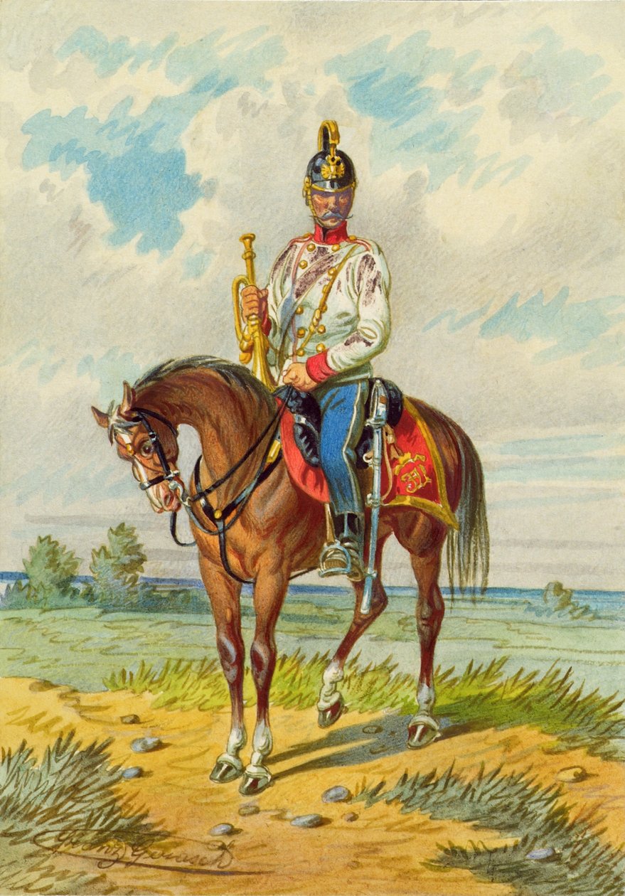 Soldato a cavallo da Franz Gerasch