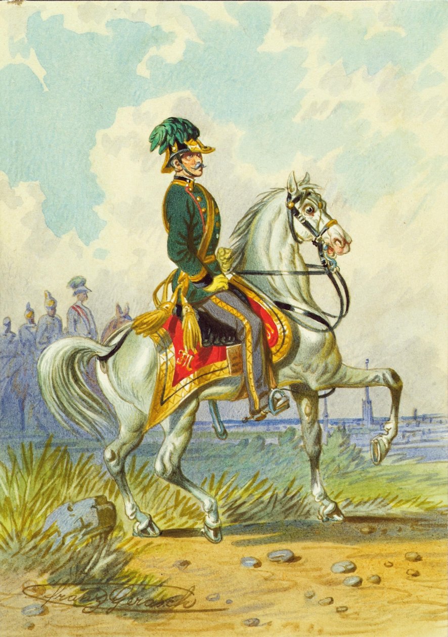 Soldato a cavallo da Franz Gerasch