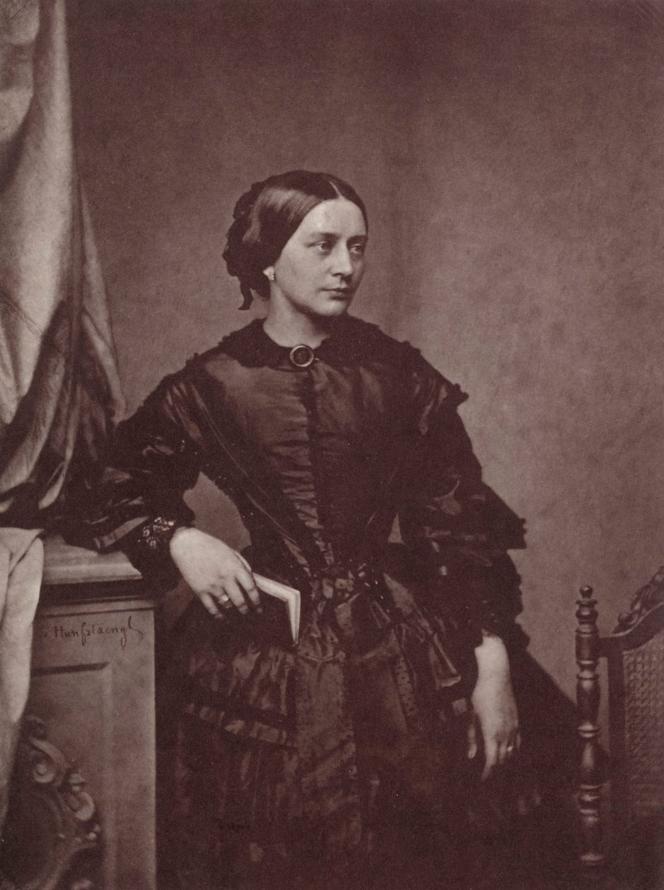 Clara Schumann, pianista e compositrice tedesca da Franz Hanfstaengl