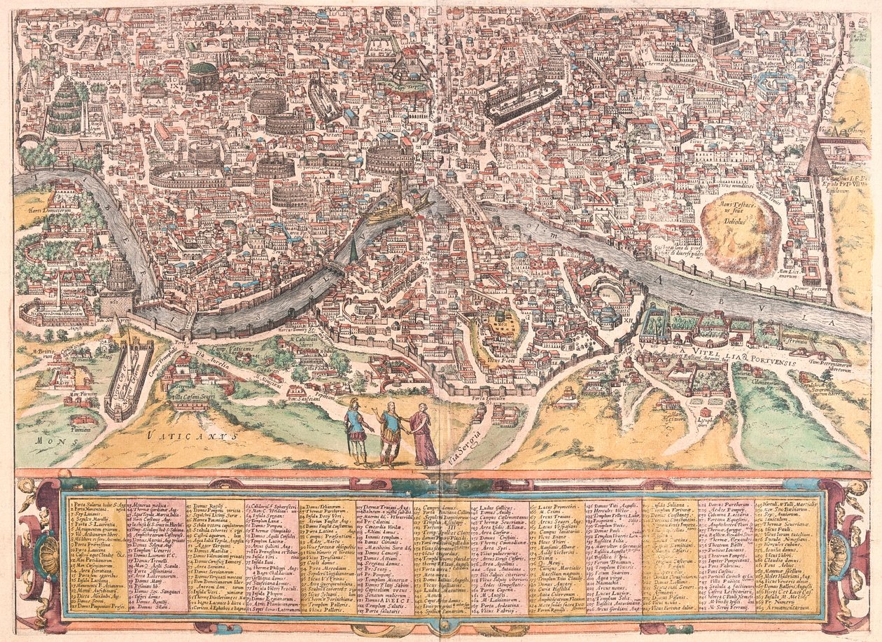 Antica Roma, parte B, Italia da Franz Hogenberg