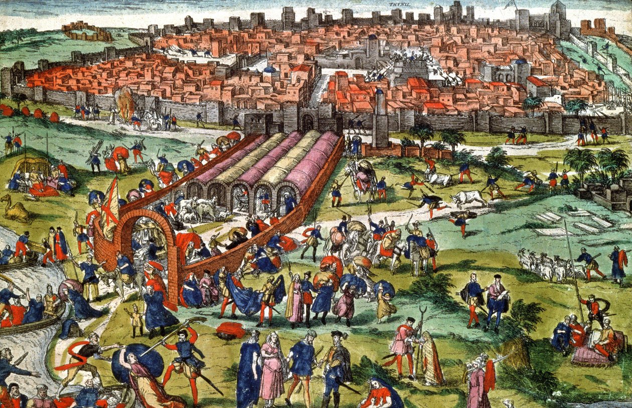 Cattura di Tunisi da parte di Carlo V da Franz Hogenberg