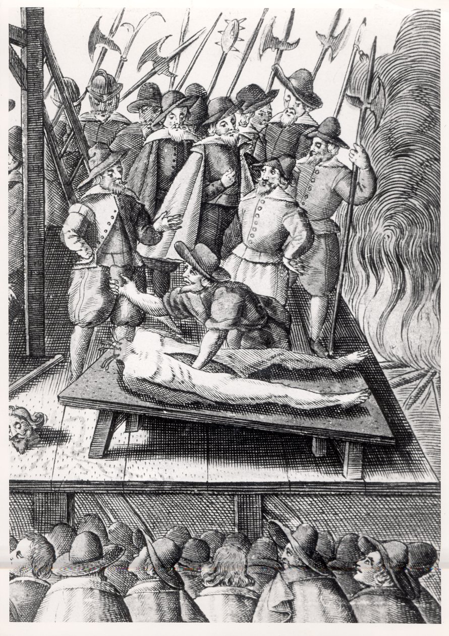 Esecuzione dei Cattolici in Inghilterra durante il regno di Elisabetta I (1533-1603) da Franz Hogenberg
