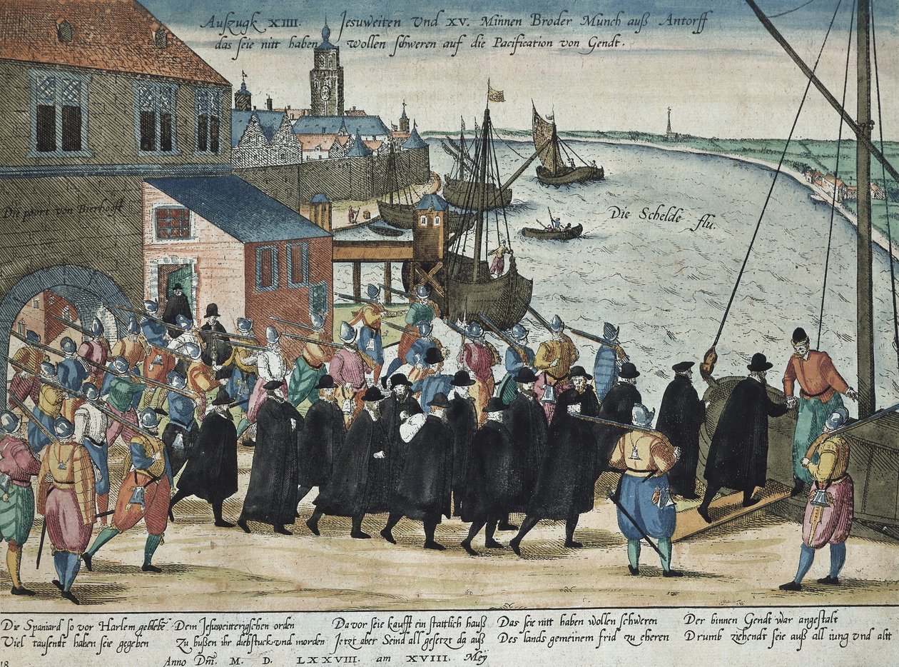Espulsione dei Gesuiti da Franz Hogenberg