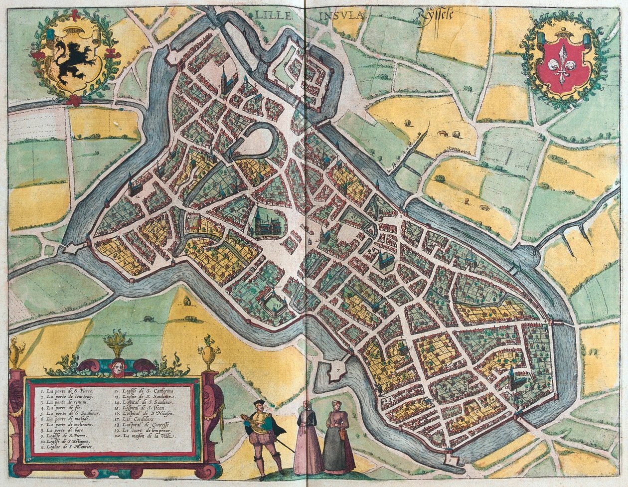 Lilla, Francia da Franz Hogenberg