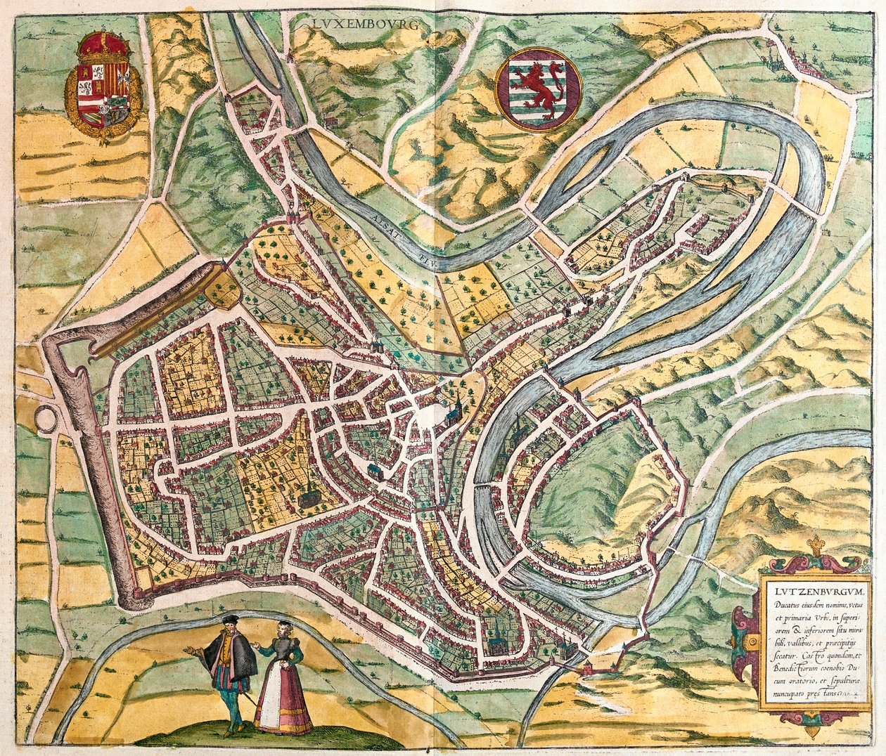 Lussemburgo da Franz Hogenberg