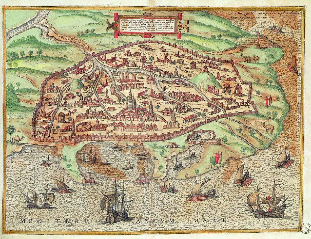 Mappa di Alessandria da 