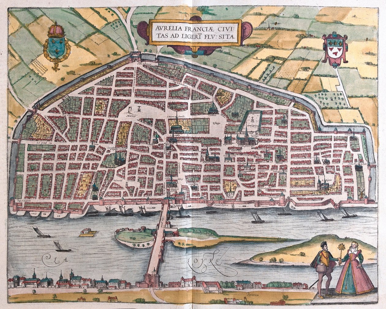 Orleans - Francia da Franz Hogenberg