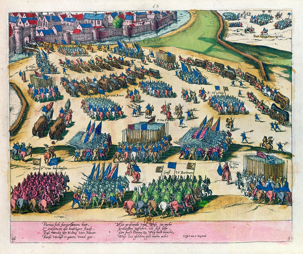 Il duca di Parma libera Parigi dall