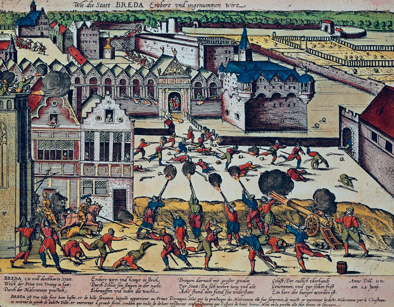 La furia di Haultepenne nel 1581 da Franz Hogenberg