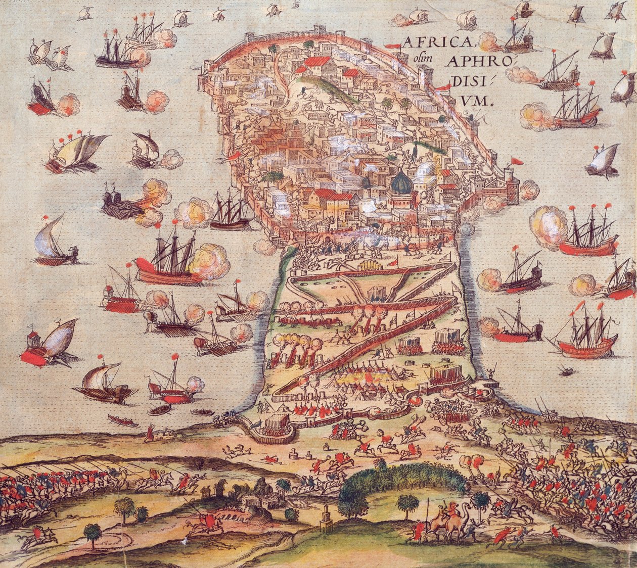 Il corsaro ottomano Khayr al-Din Barbarossa contro l