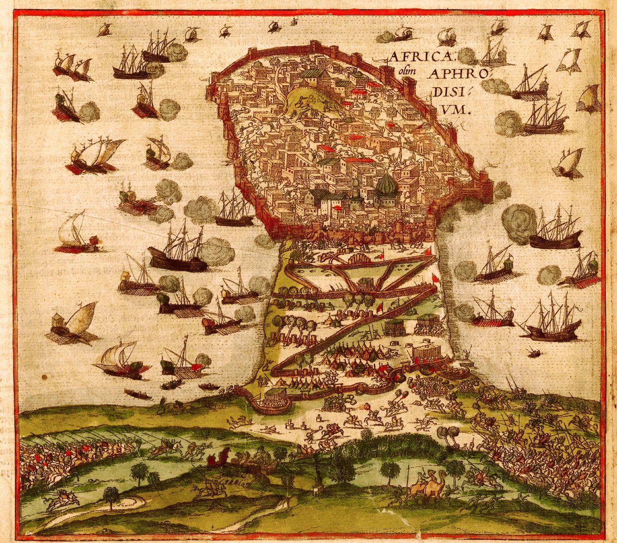 Il corsaro ottomano Khayr al-Din Barbarossa contro l