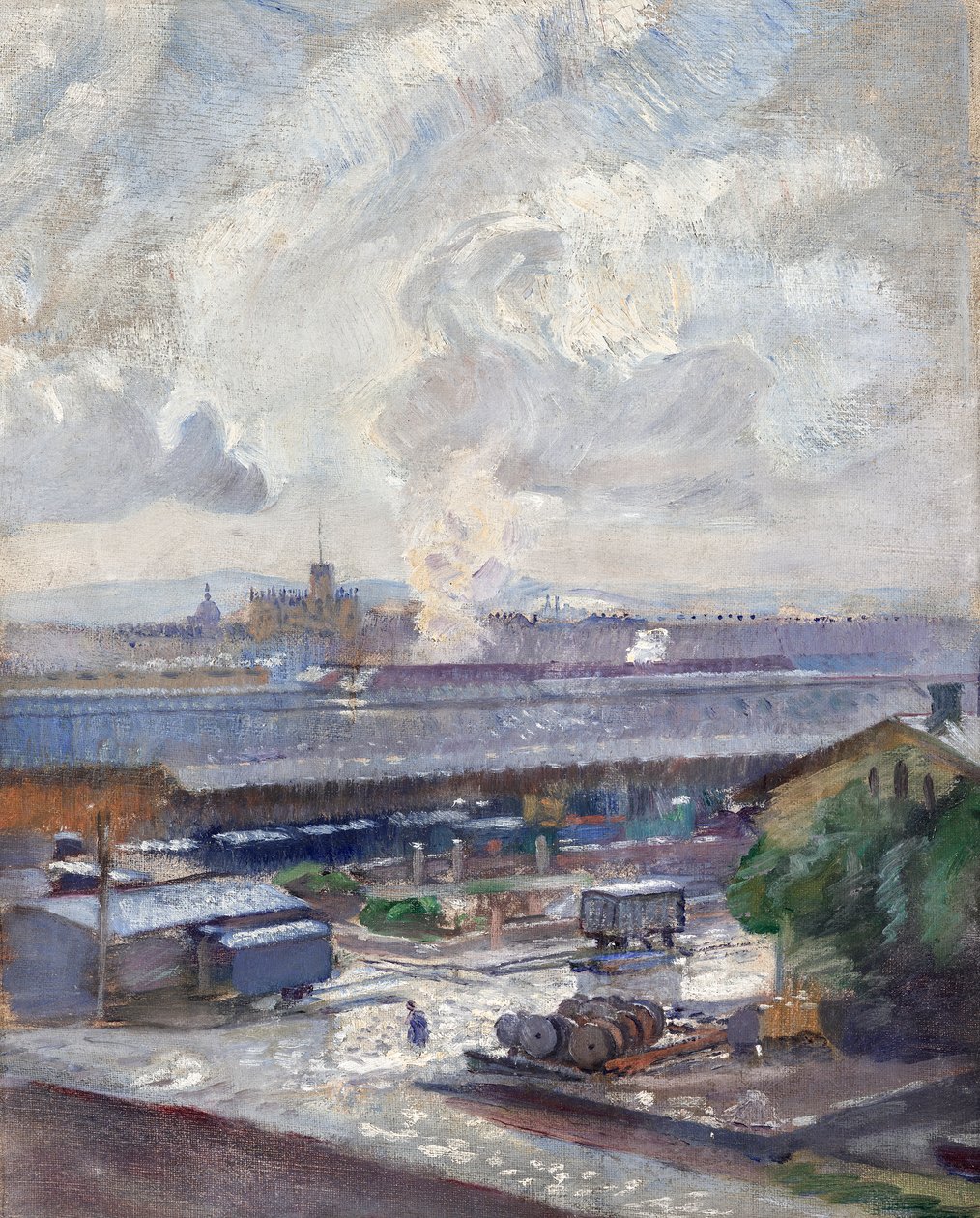 Stazione del carbone della ferrovia del nord da Franz Hohenberger